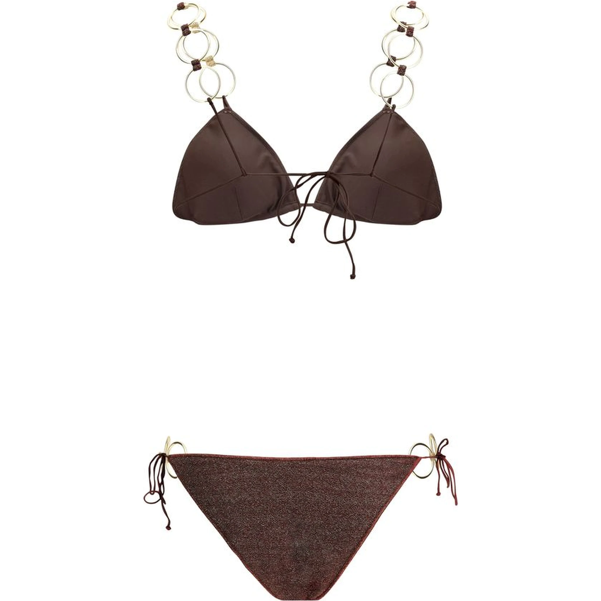Brown Polyamide Bikini