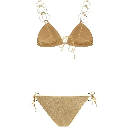 Gold Polyamide Bikini
