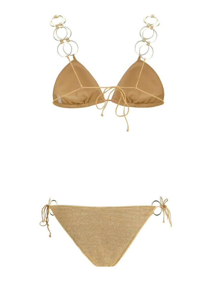 Gold Polyamide Bikini