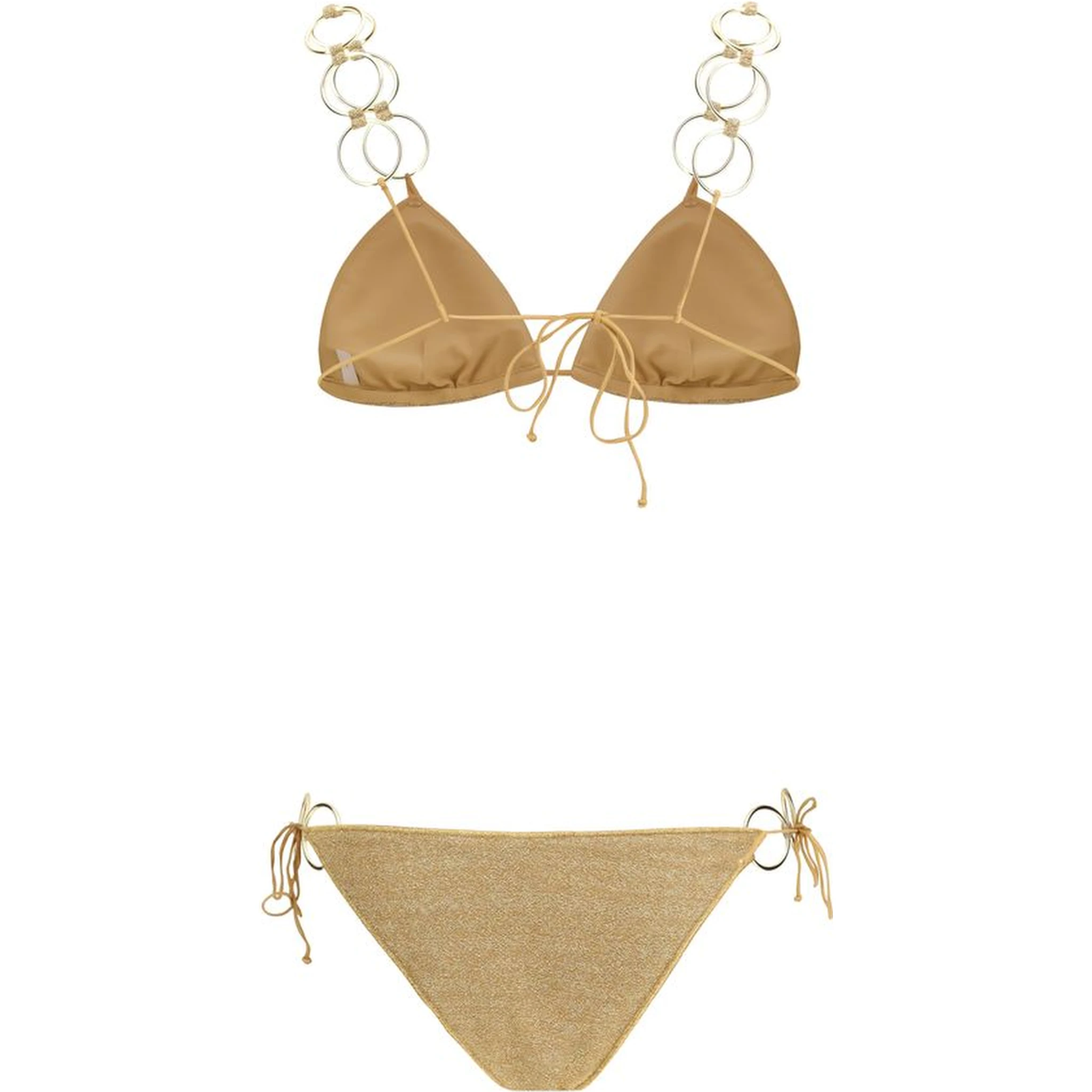 Gold Polyamide Bikini