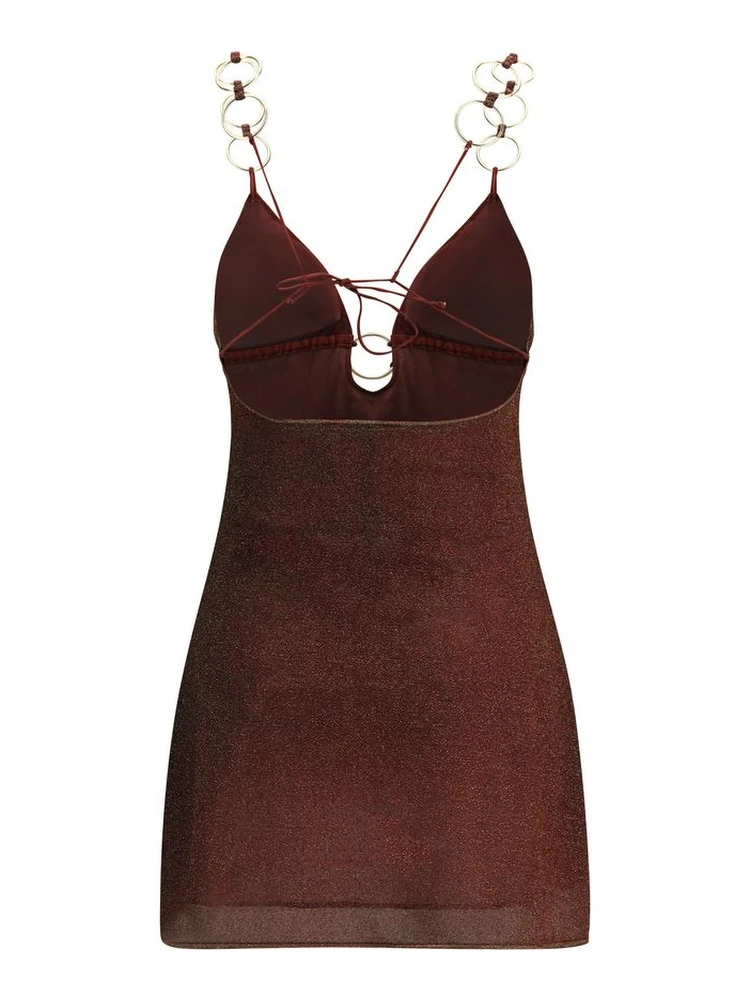Brown Polyamide Cocktail Dress alternative