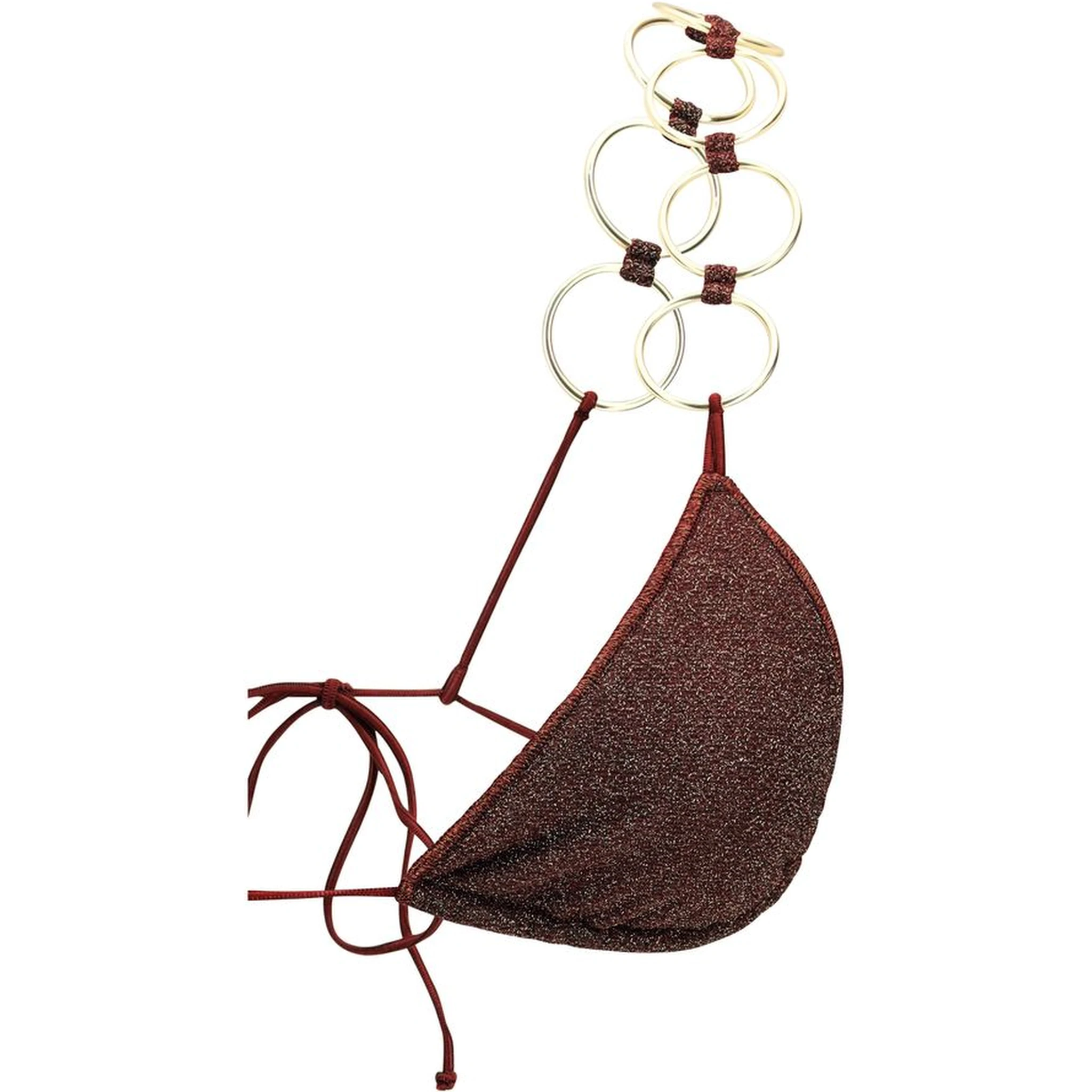 Brown Polyamide Bikini