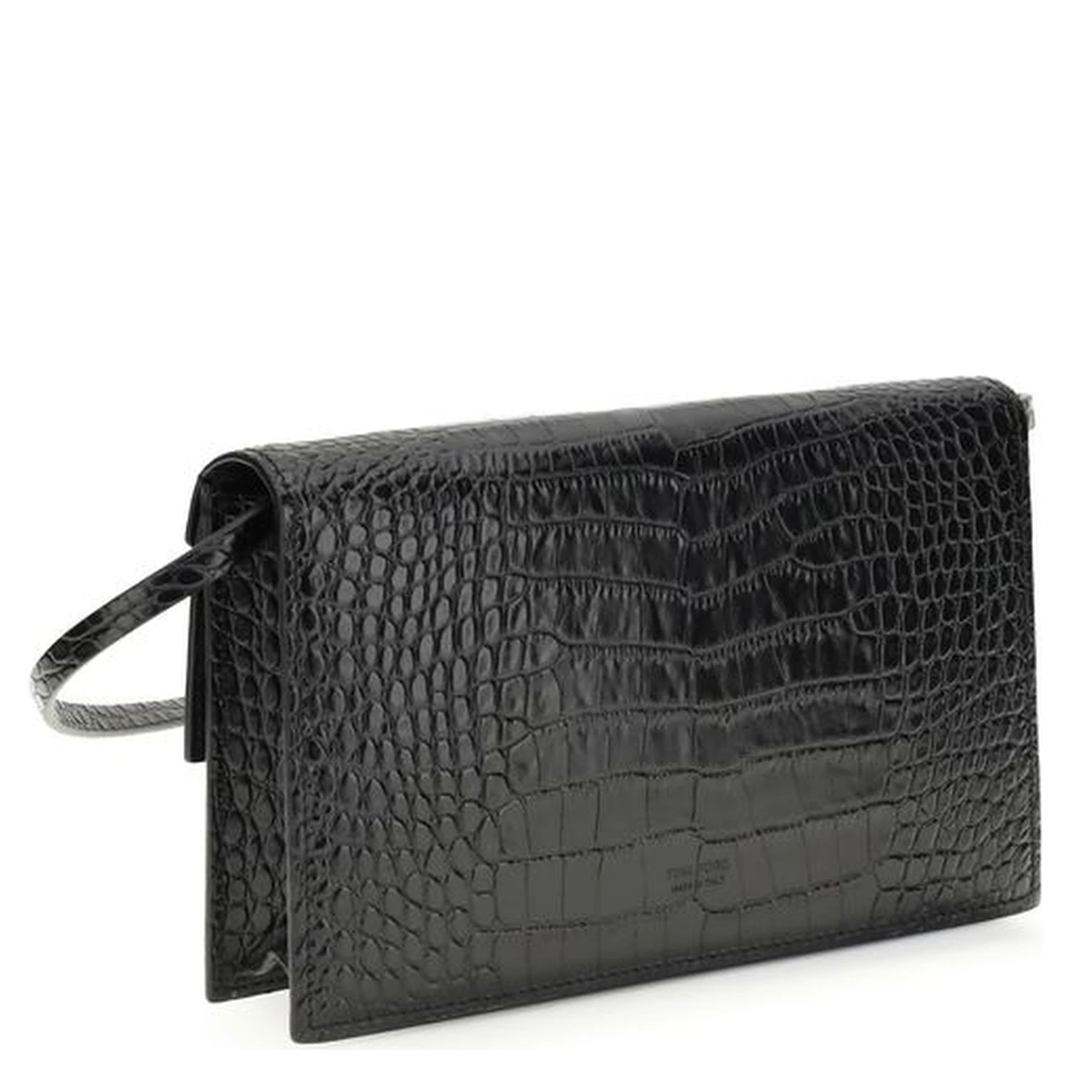Black Calf Leather Bos Taurus Shoulder Bag