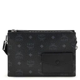 Black Calf Leather Bos Taurus Shoulder Bag