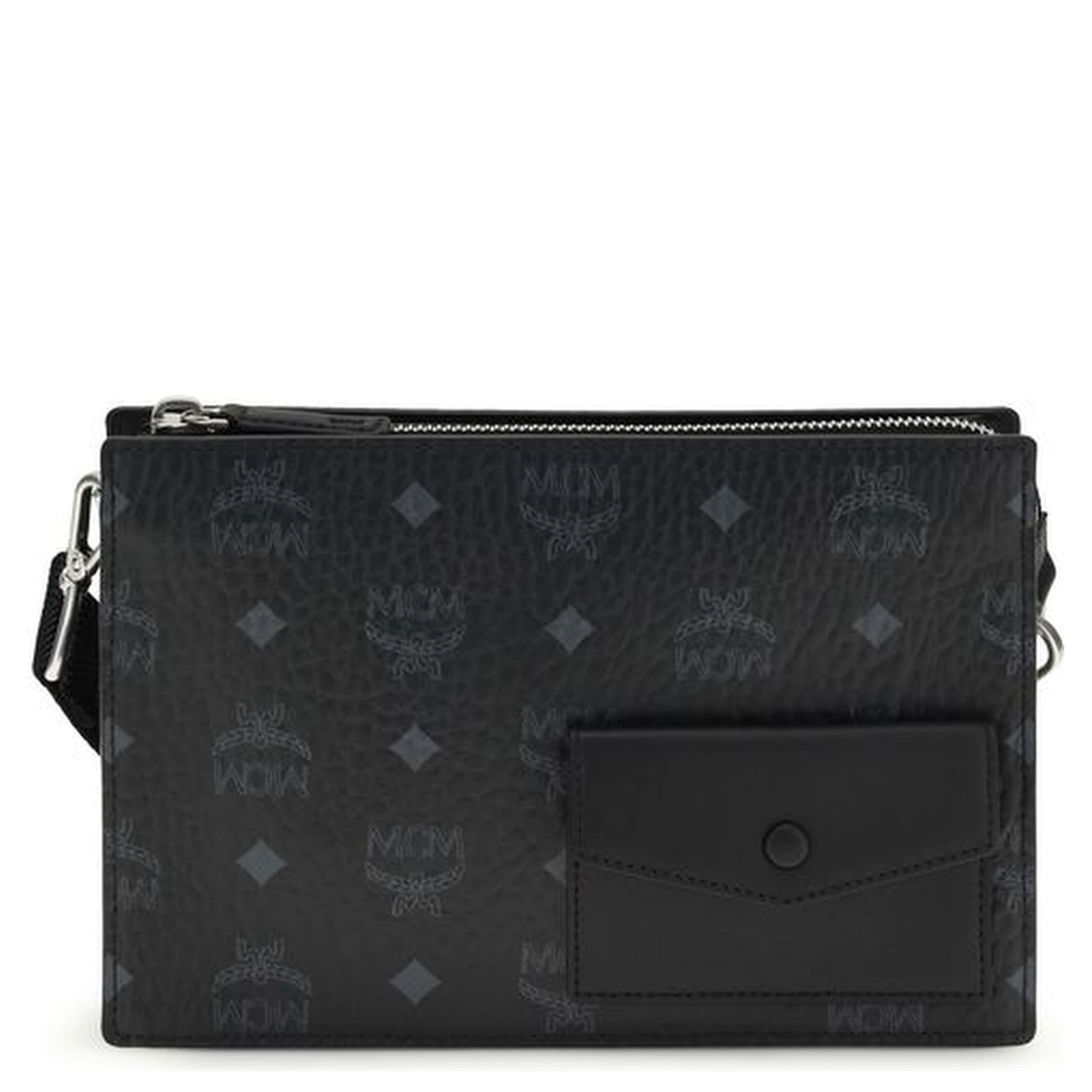 Black Calf Leather Bos Taurus Shoulder Bag