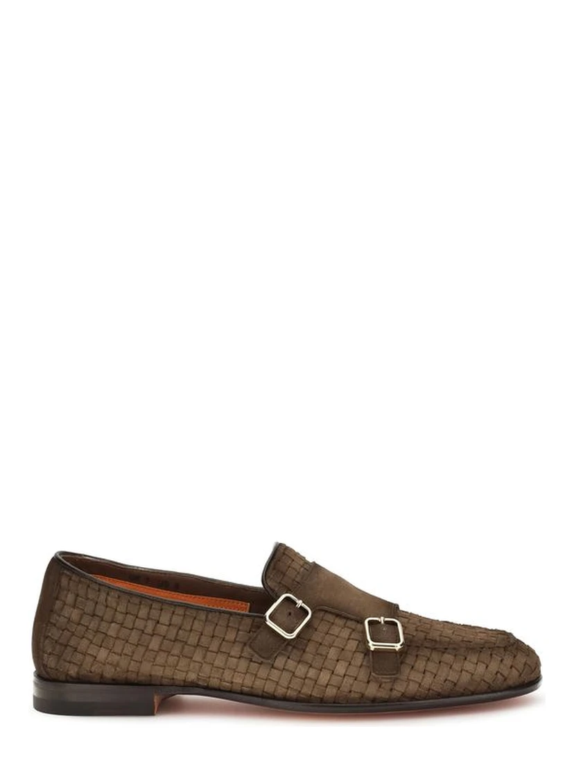 Brown Calf Leather Bos Taurus Slip-On Loafers