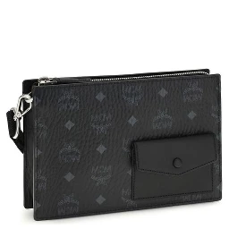 Black Calf Leather Bos Taurus Shoulder Bag