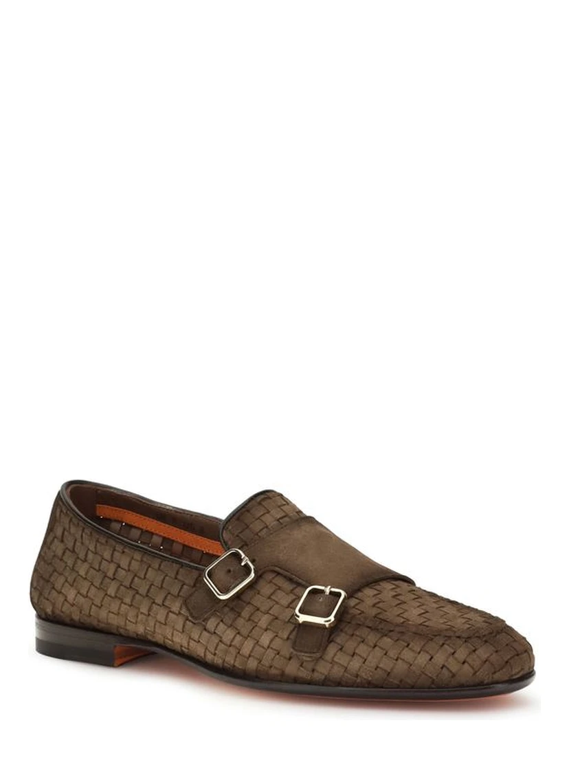Brown Calf Leather Bos Taurus Slip-On Loafers