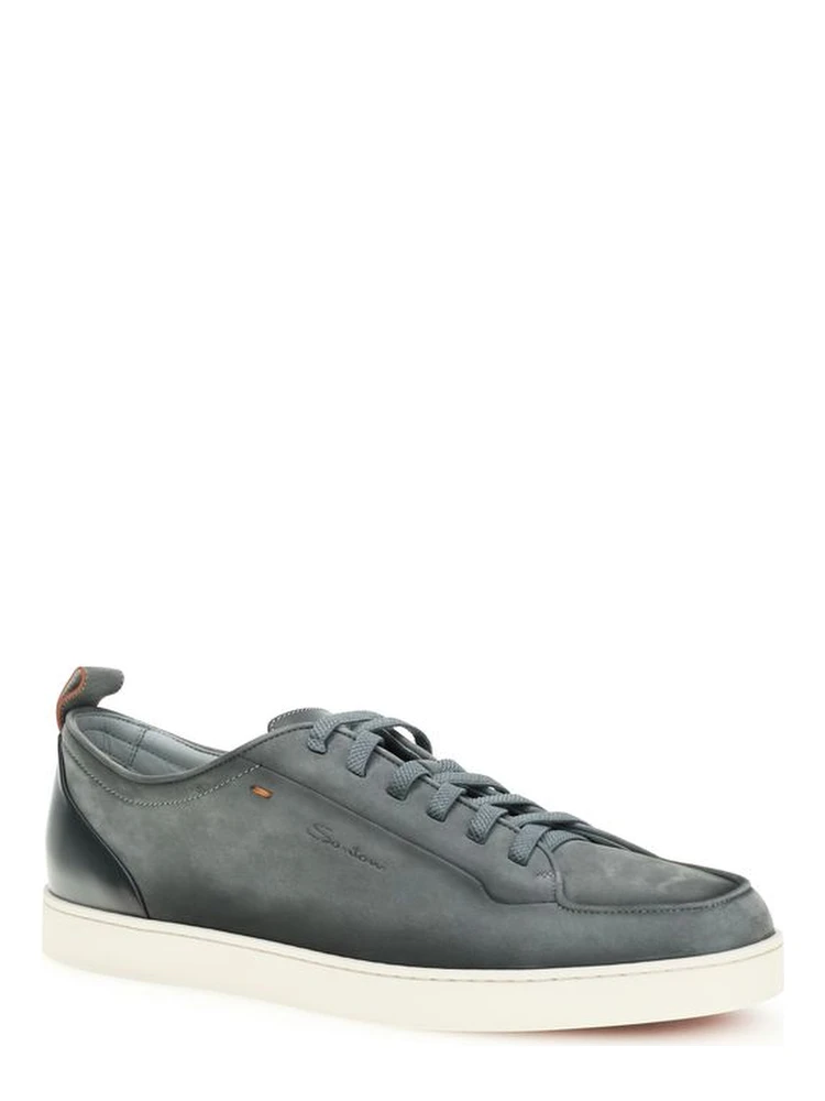 Gray Calf Leather Bos Taurus Low Top Sneakers alternative