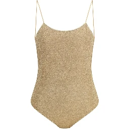 Gold Metal One-Piece Swimsuit