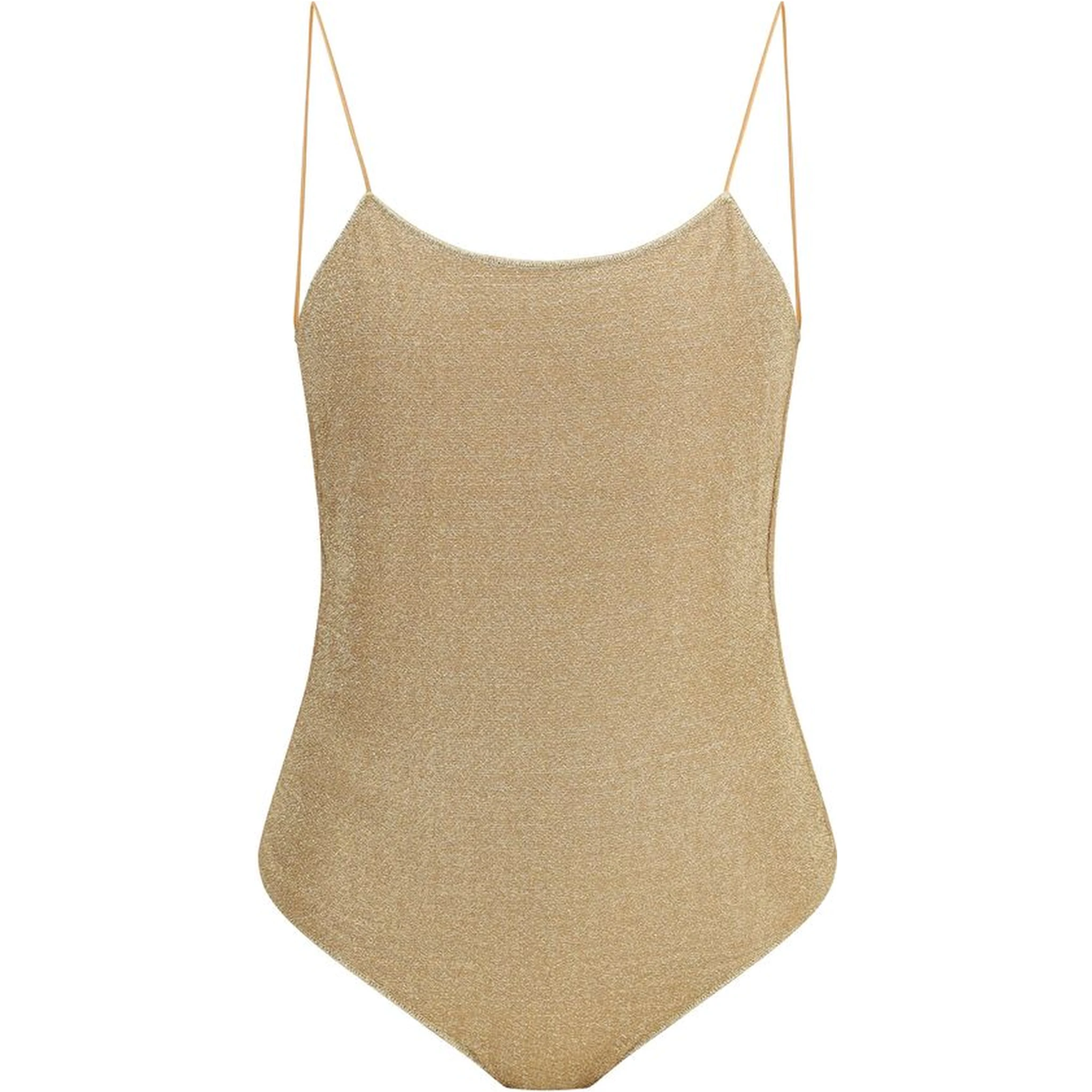Gold Metal One-Piece Swimsuit