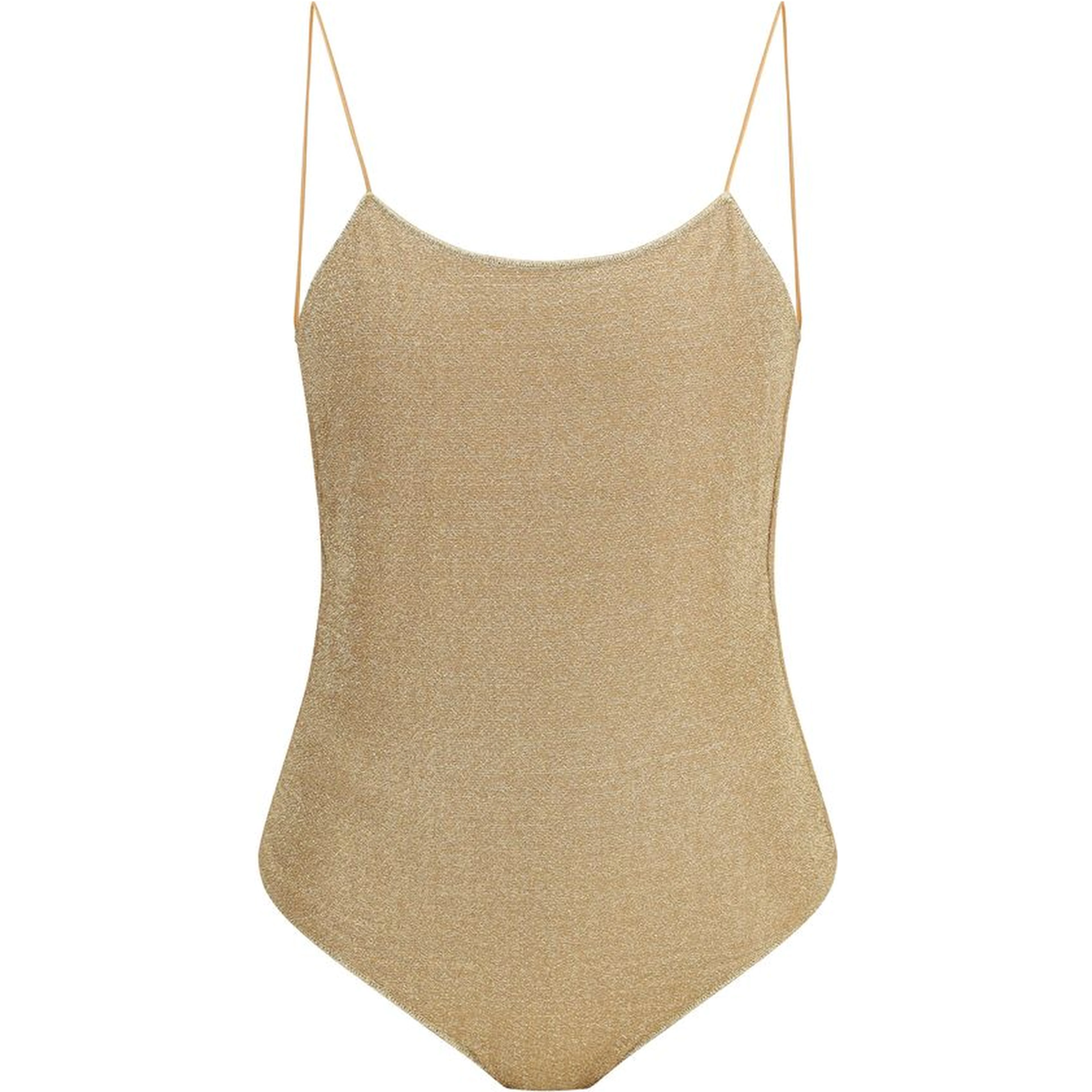 Gold Metal One-Piece Swimsuit