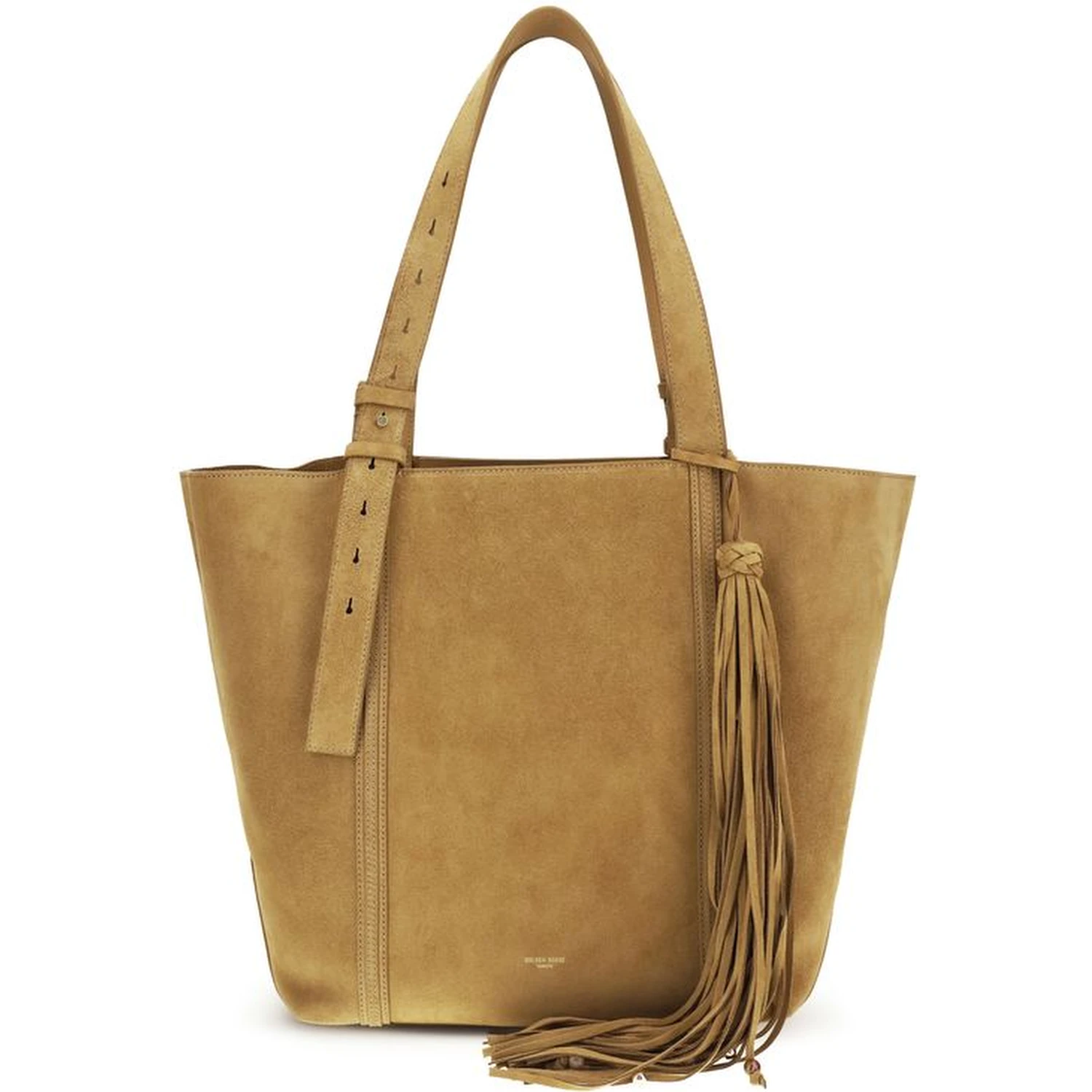 Beige Calf Leather Bos Taurus Shoulder Bag