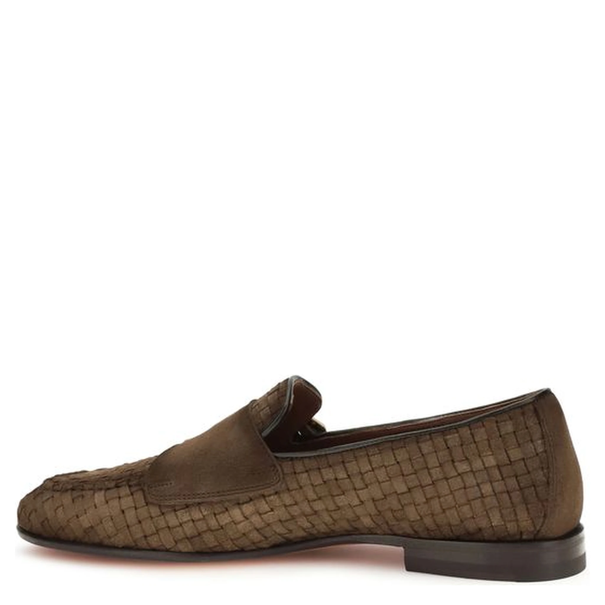 Brown Calf Leather Bos Taurus Slip-On Loafers