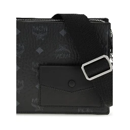Black Calf Leather Bos Taurus Shoulder Bag