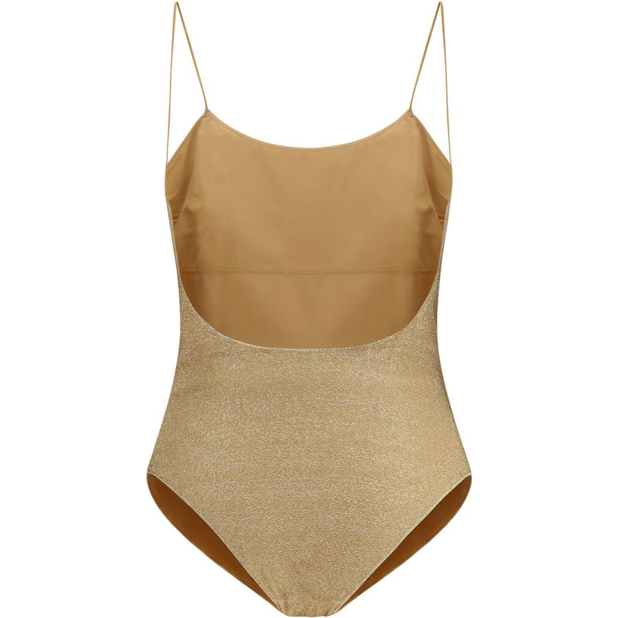 Gold Metal One-Piece Swimsuit
