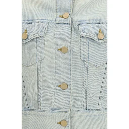 جاكيت جينز قطني أزرق