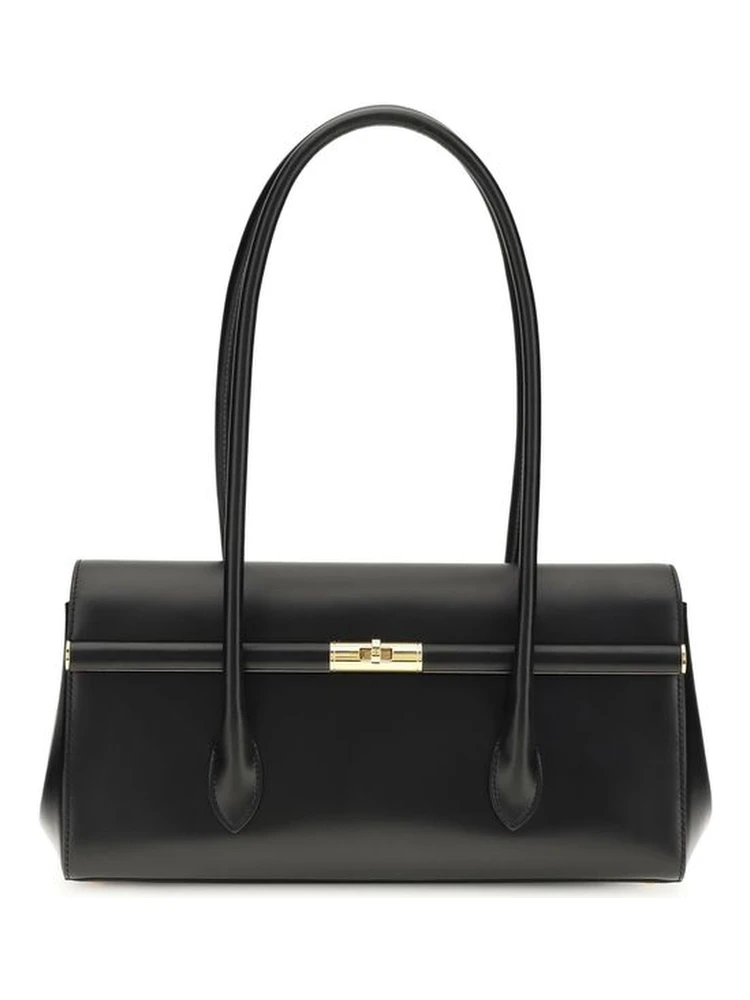 Black Calf Leather Bos Taurus Shoulder Bag