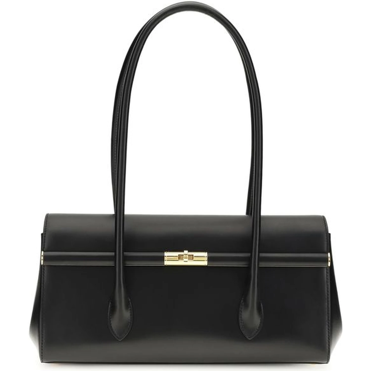 Black Calf Leather Bos Taurus Shoulder Bag