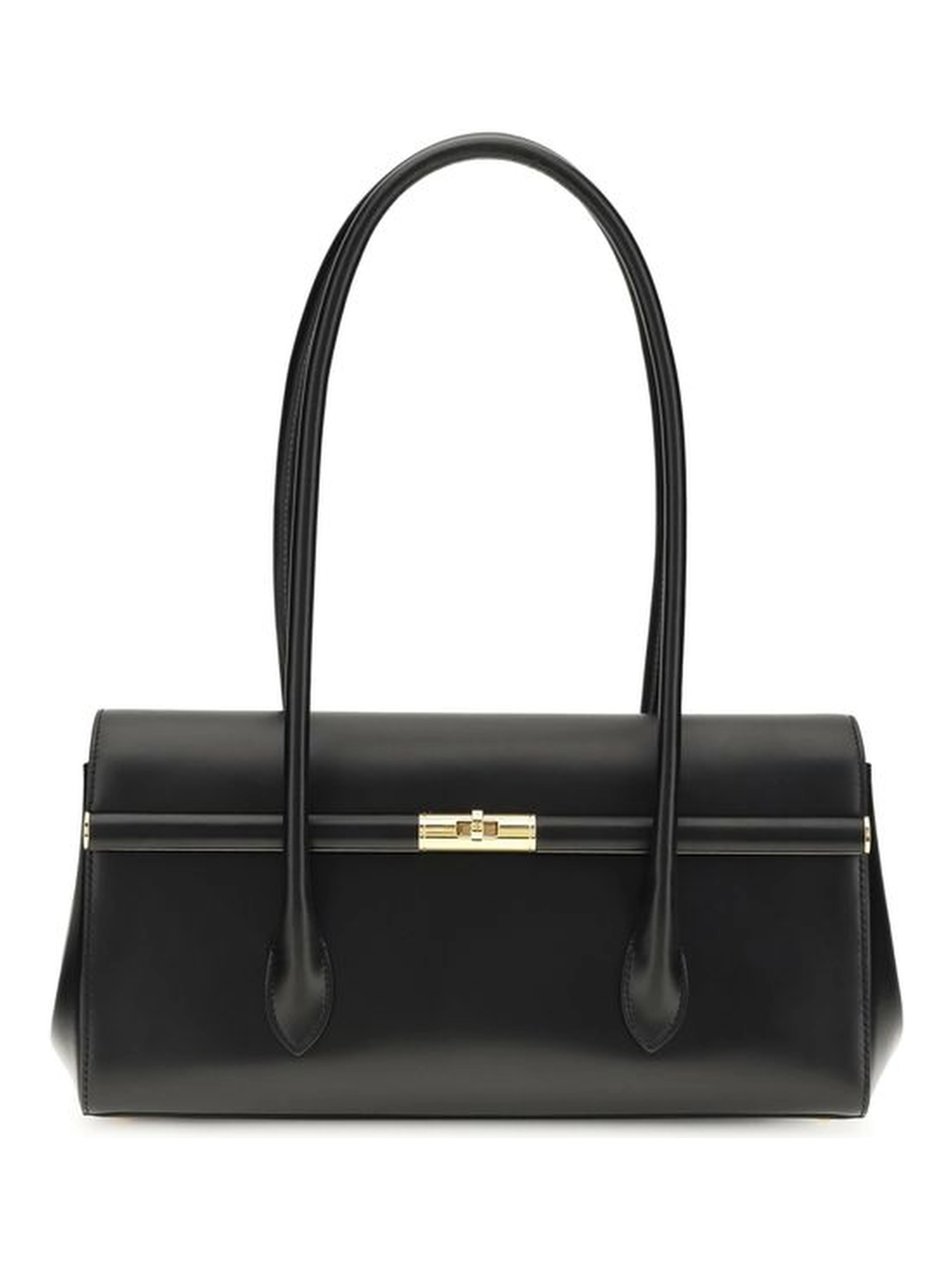 Black Calf Leather Bos Taurus Shoulder Bag