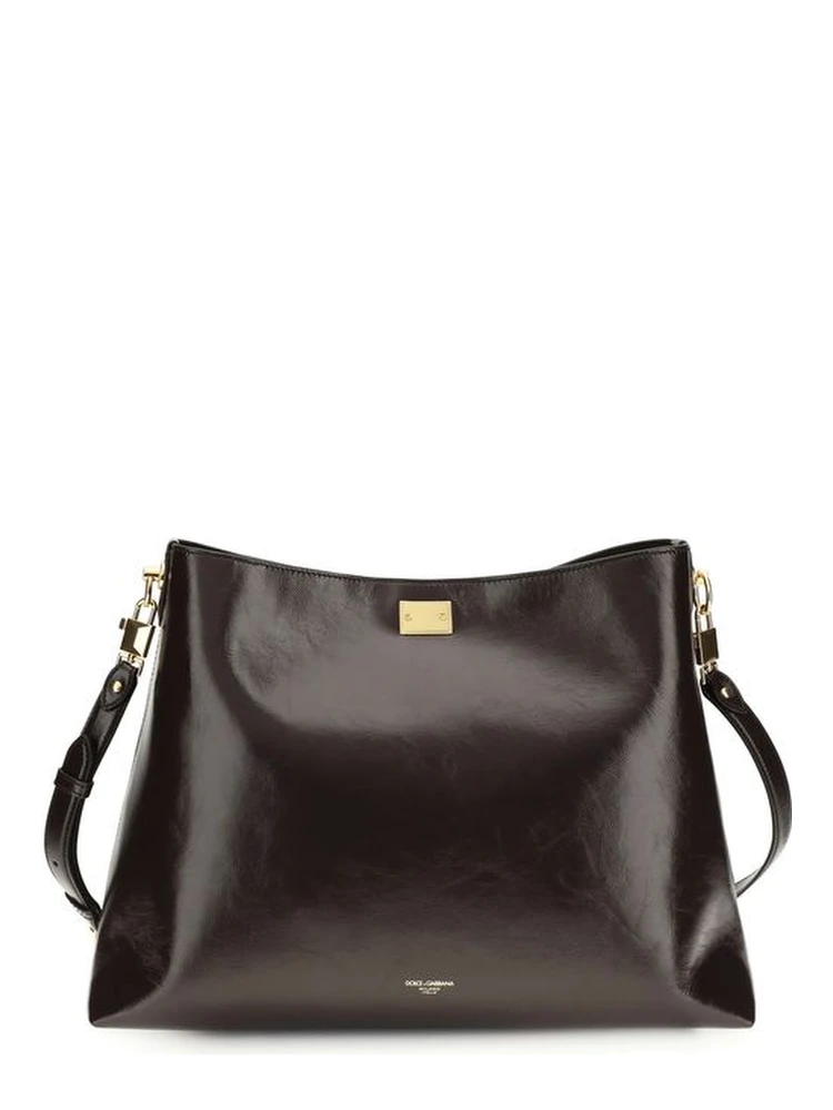 Brown Calf Leather Bos Taurus Shoulder Bag