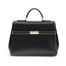 Black Calf Leather Bos Taurus Shoulder Bag