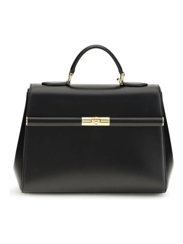 Black Calf Leather Bos Taurus Shoulder Bag