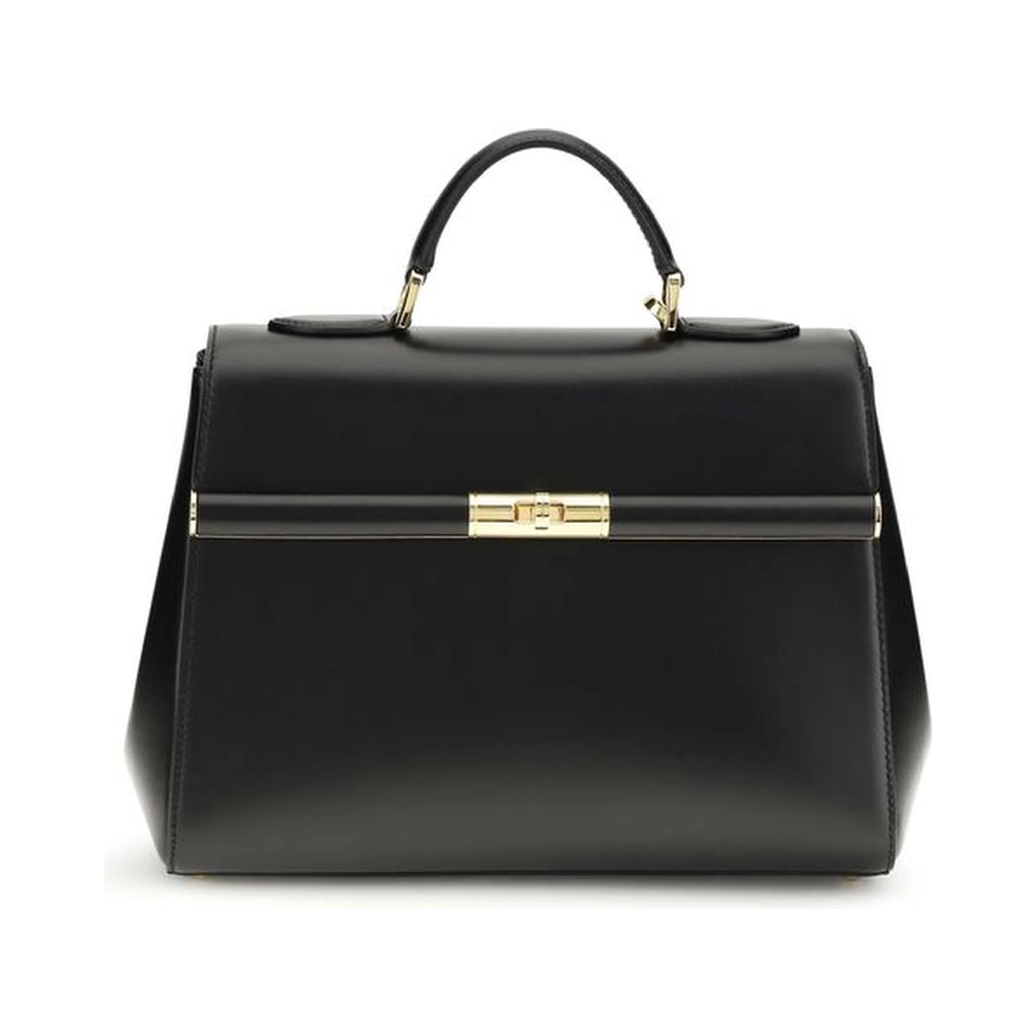 Black Calf Leather Bos Taurus Shoulder Bag