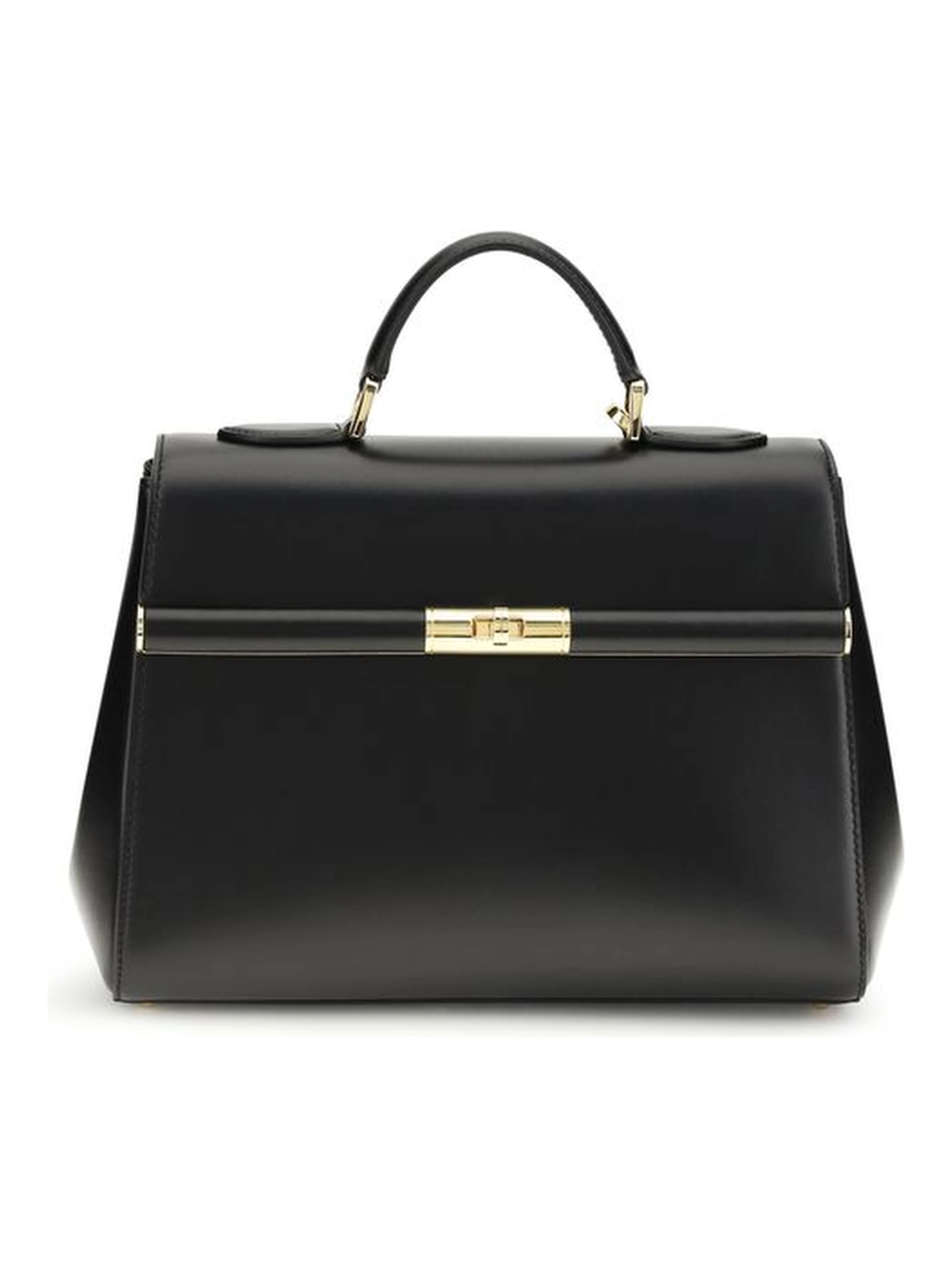 Black Calf Leather Bos Taurus Shoulder Bag