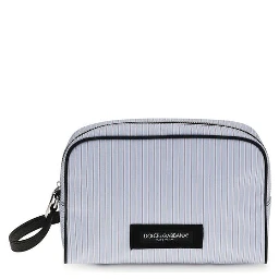 Blue Cotton Handbag