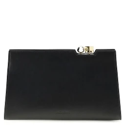 Black Calf Leather Bos Taurus Shoulder Bag