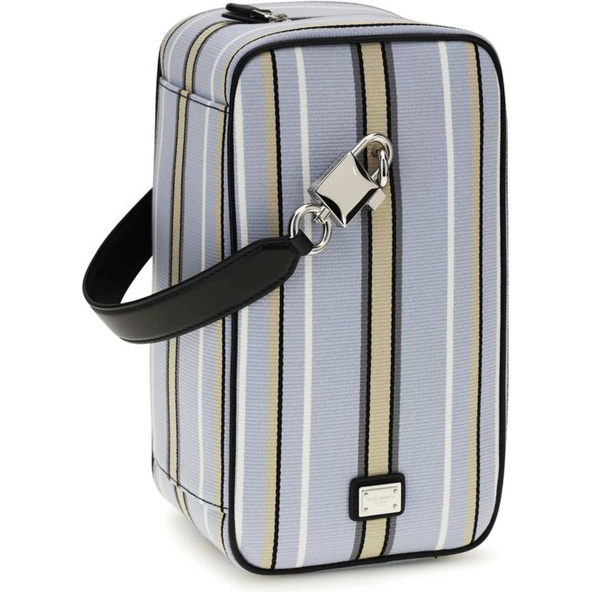 Blue Cotton Handbag