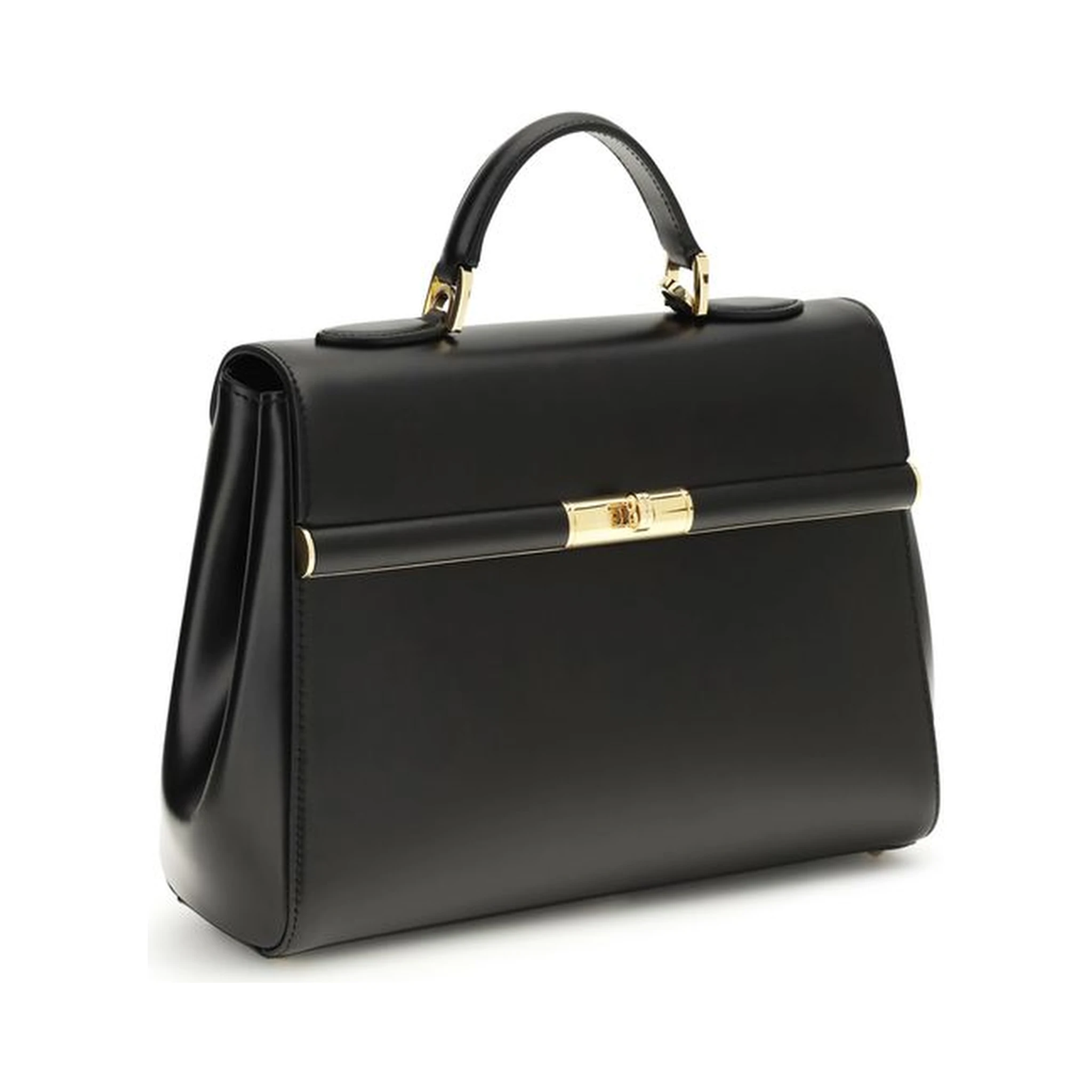 Black Calf Leather Bos Taurus Shoulder Bag