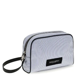 Blue Cotton Handbag