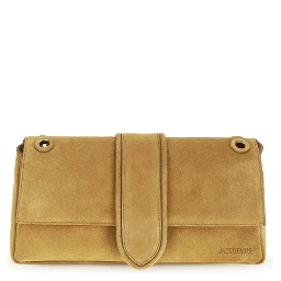 حقيبة كتف بوس توروس من جلد العجل البيج