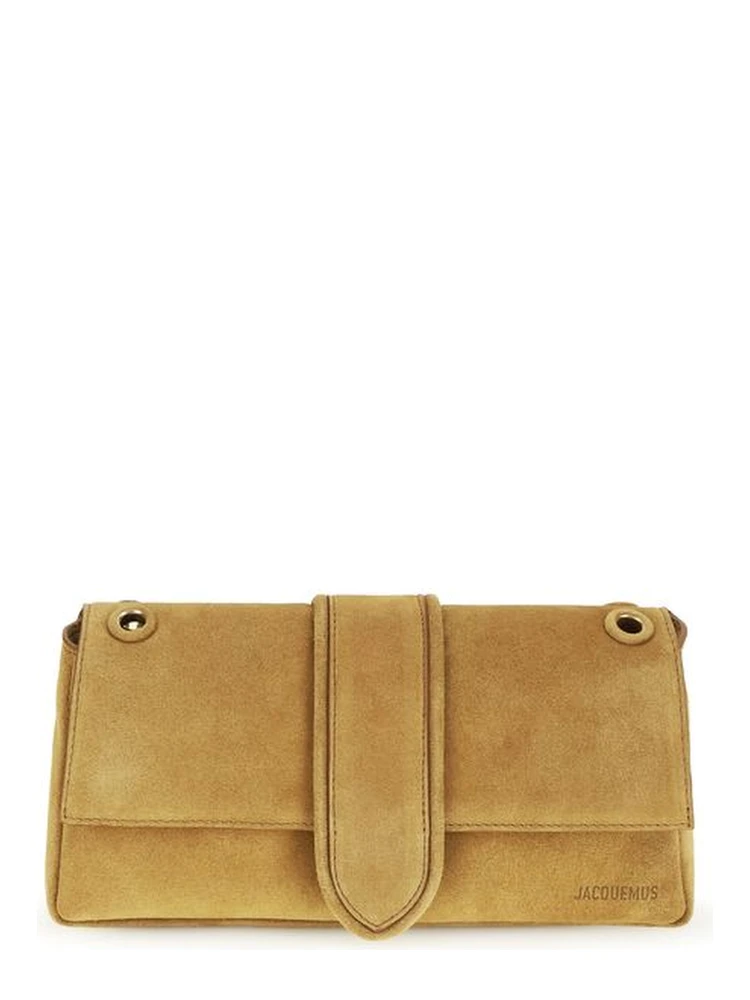 Beige Calf Leather Bos Taurus Shoulder Bag
