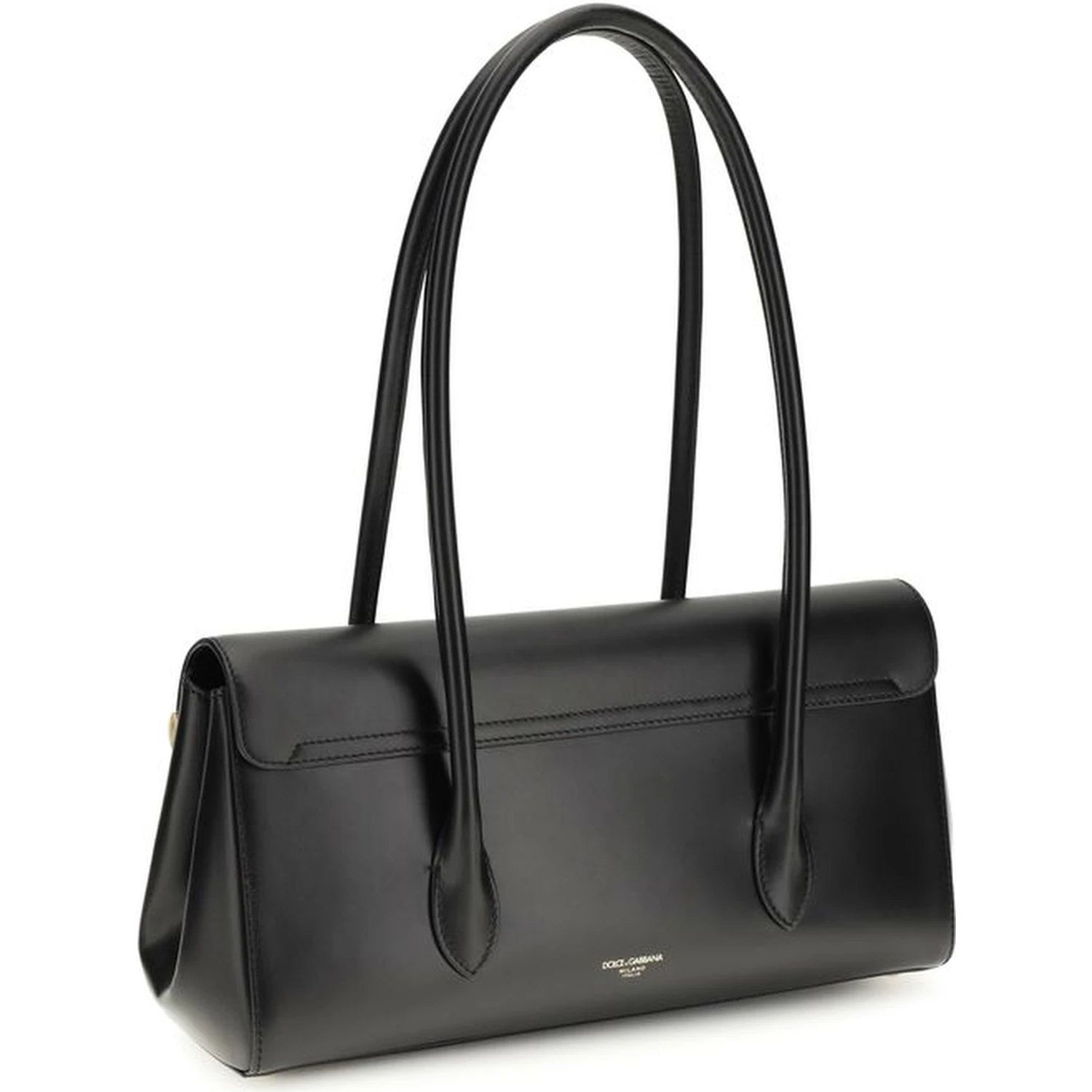 Black Calf Leather Bos Taurus Shoulder Bag