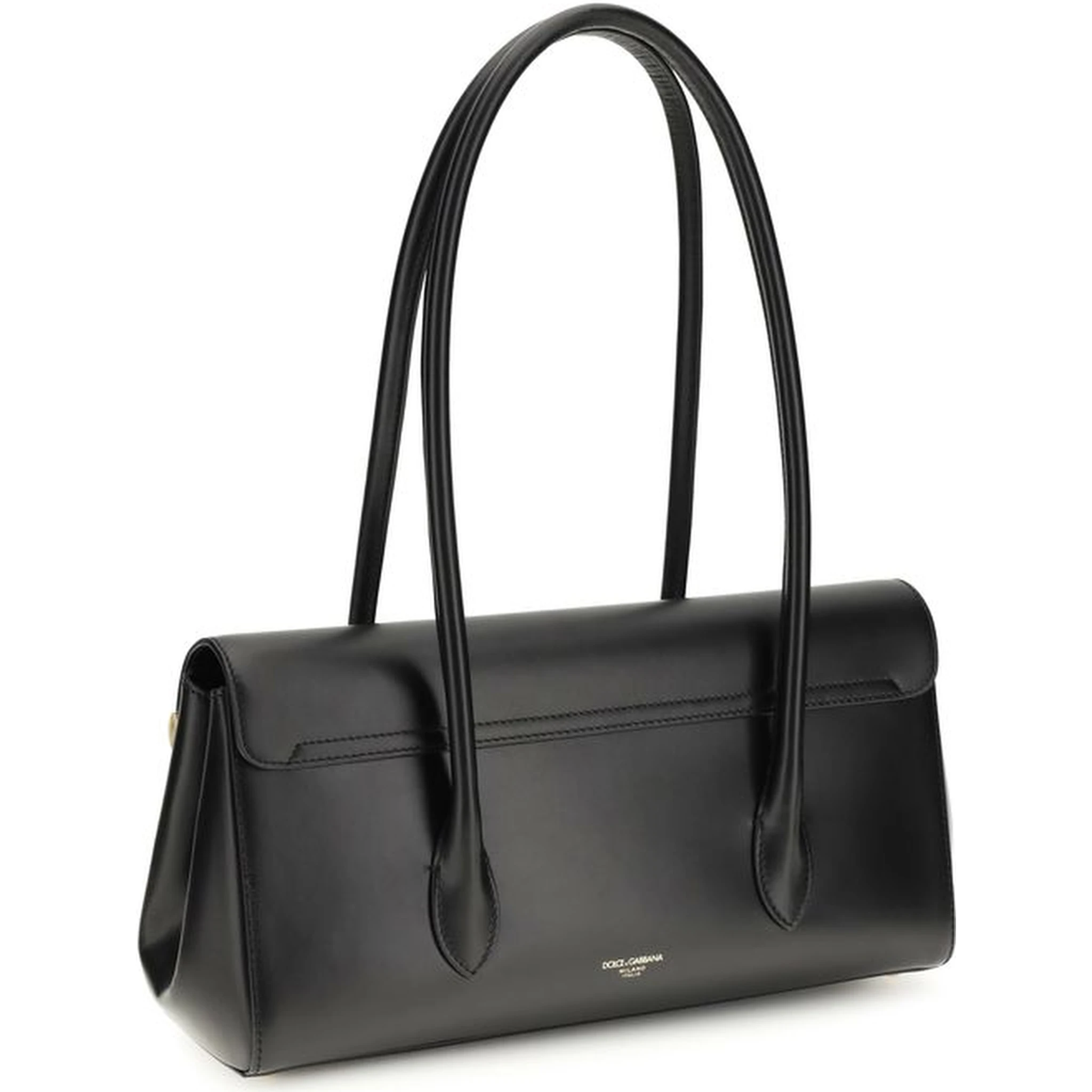 Black Calf Leather Bos Taurus Shoulder Bag
