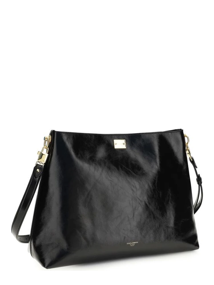 Black Calf Leather Bos Taurus Shoulder Bag alternative