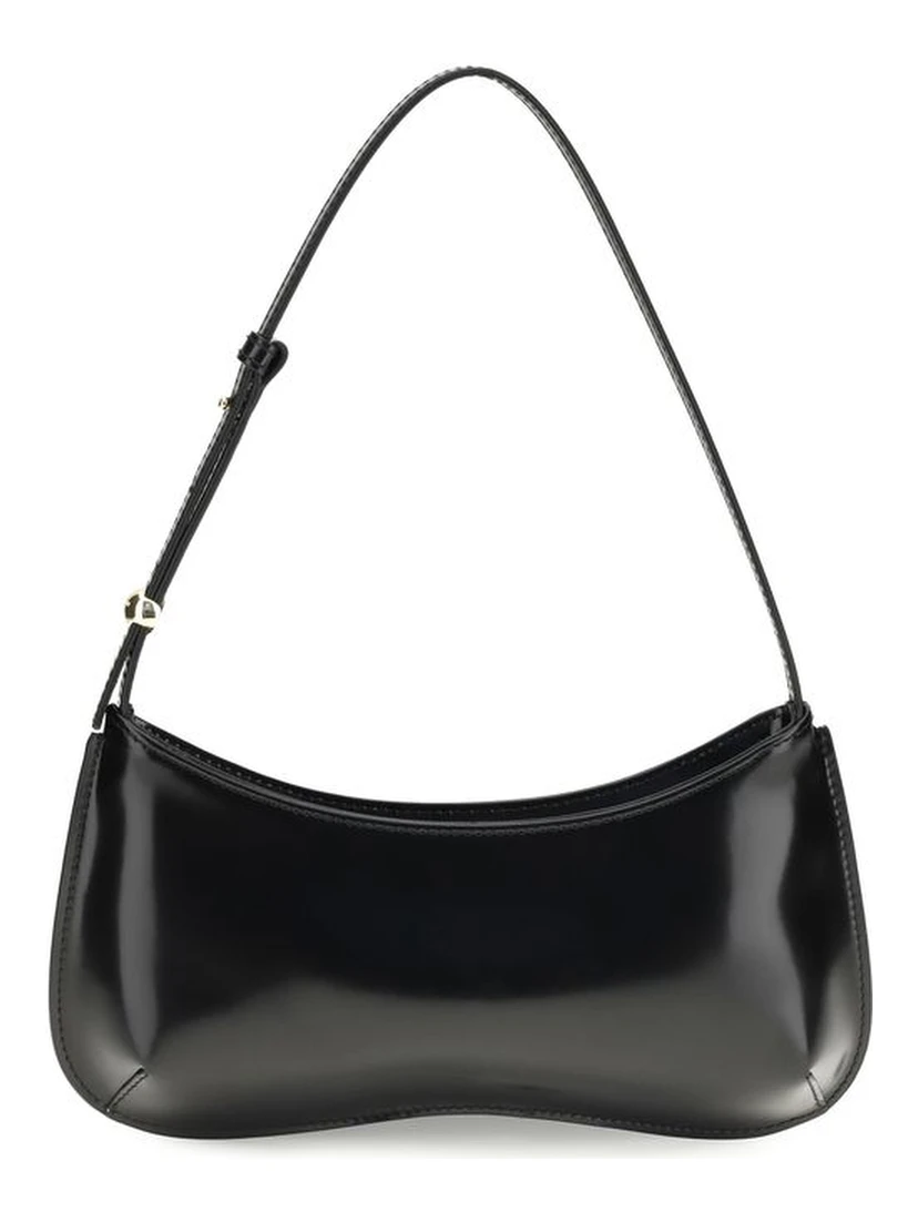 Black Calf Leather Bos Taurus Shoulder Bag