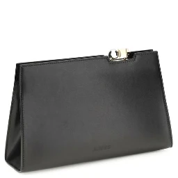 Black Calf Leather Bos Taurus Shoulder Bag