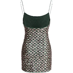 Multicolor Polyester Cocktail Dress