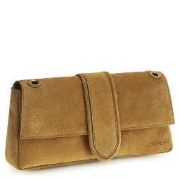 حقيبة كتف بوس توروس من جلد العجل البيج