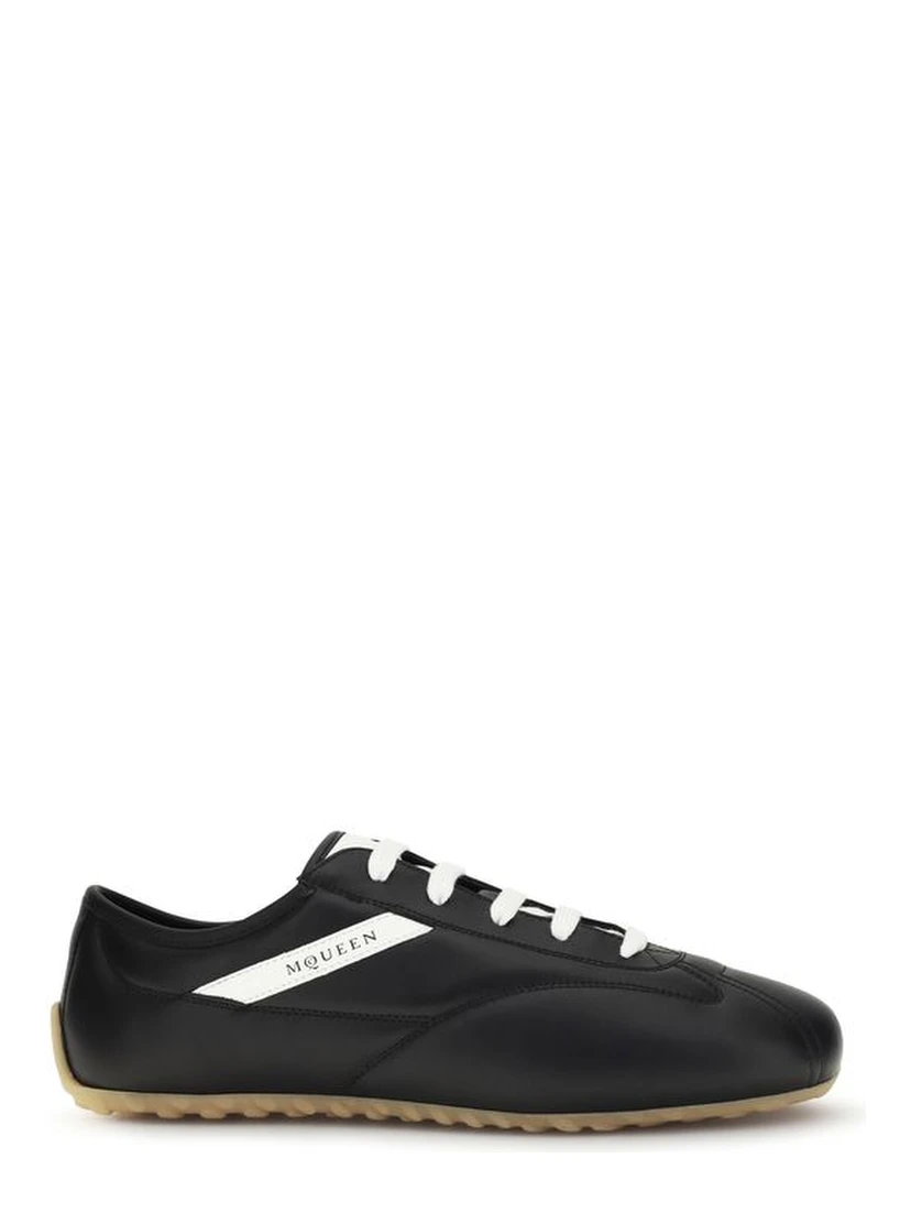 Black Calf Leather Bos Taurus Low Top Sneakers