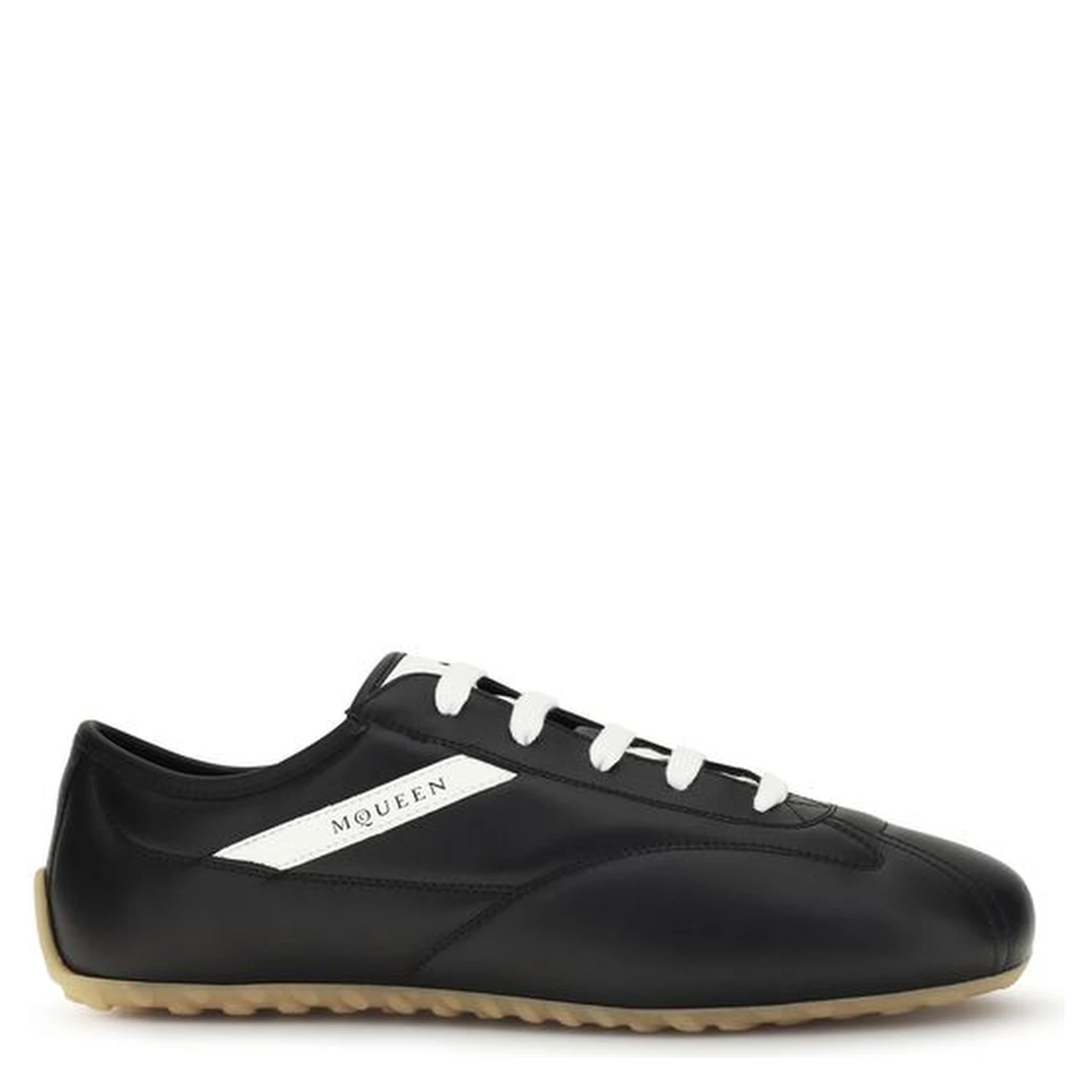 Black Calf Leather Bos Taurus Low Top Sneakers