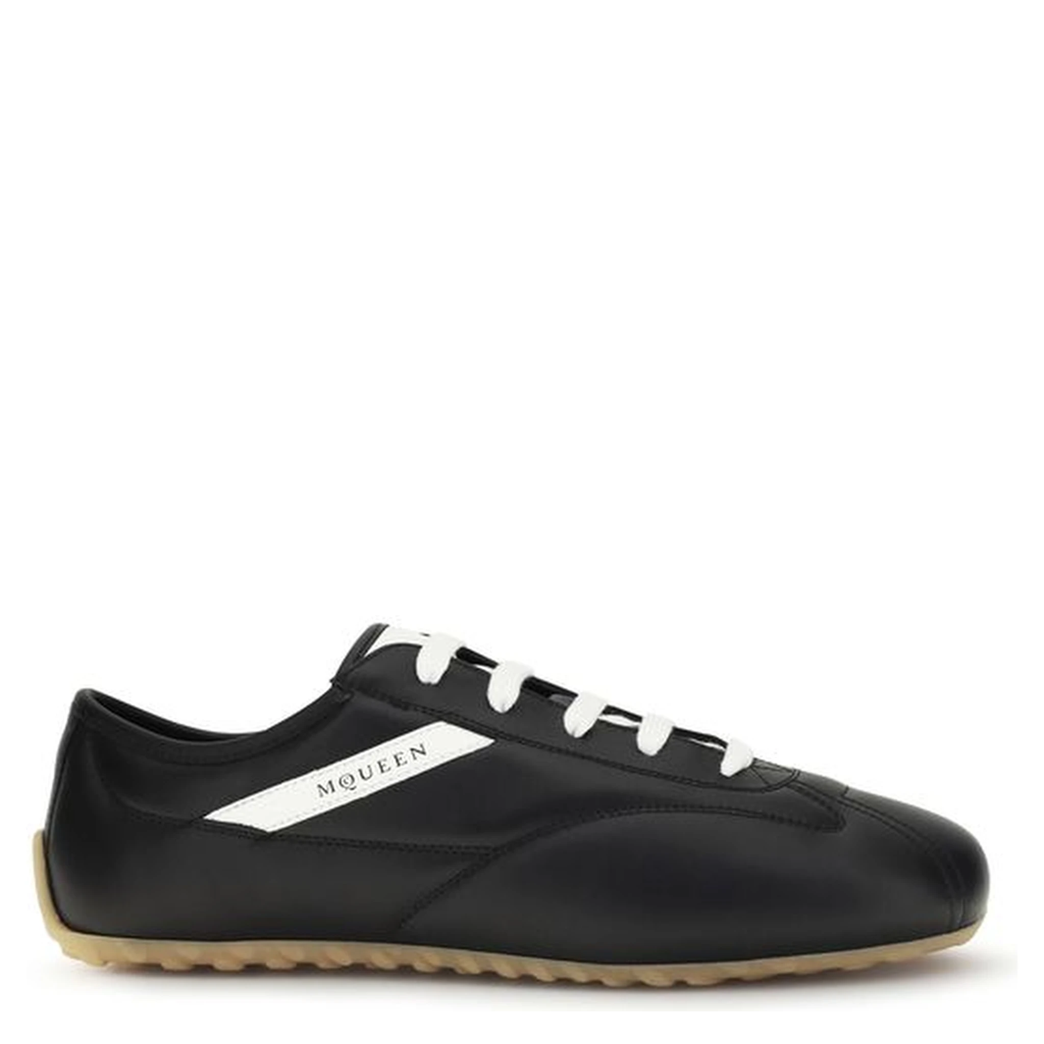 Black Calf Leather Bos Taurus Low Top Sneakers