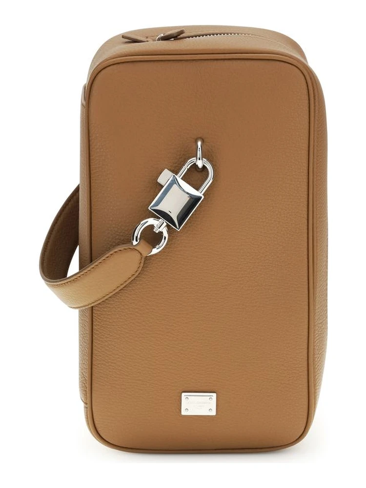 Brown Calf Leather Bos Taurus Handbag