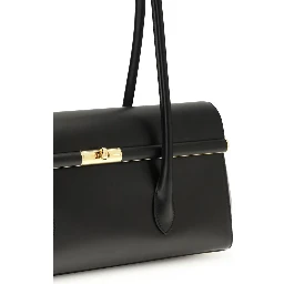 Black Calf Leather Bos Taurus Shoulder Bag