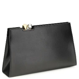 Black Calf Leather Bos Taurus Shoulder Bag