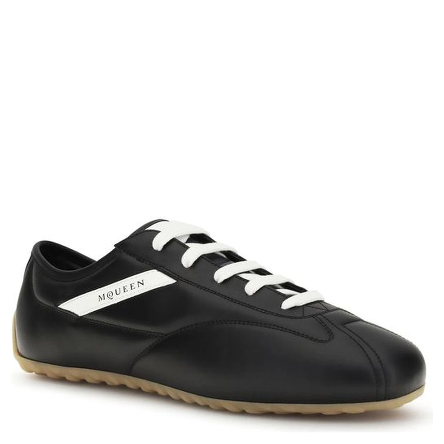 Black Calf Leather Bos Taurus Low Top Sneakers